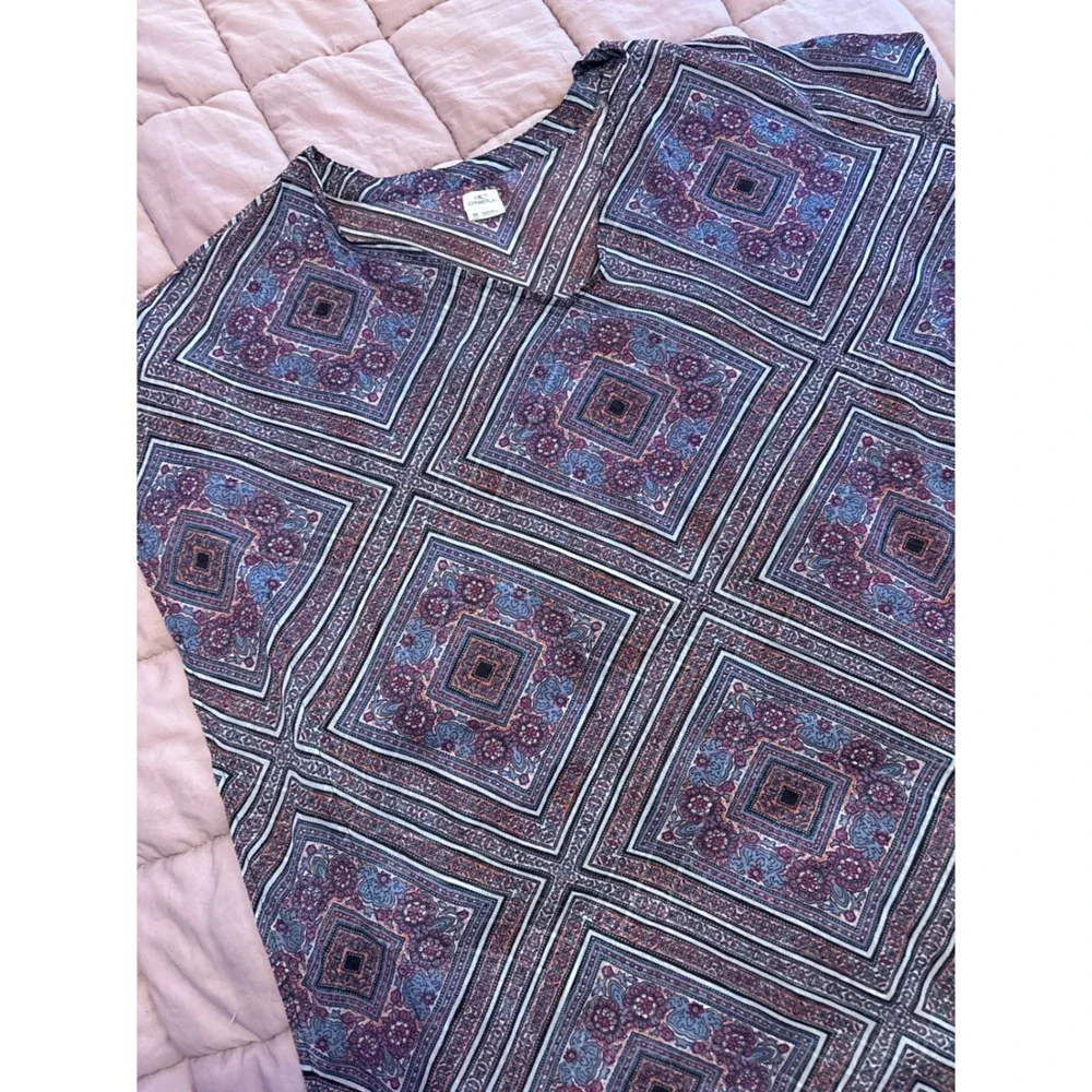 O'Neill Womens Swim Cover Up‎ Tunic Top Sleeveless Boho Beach Size M